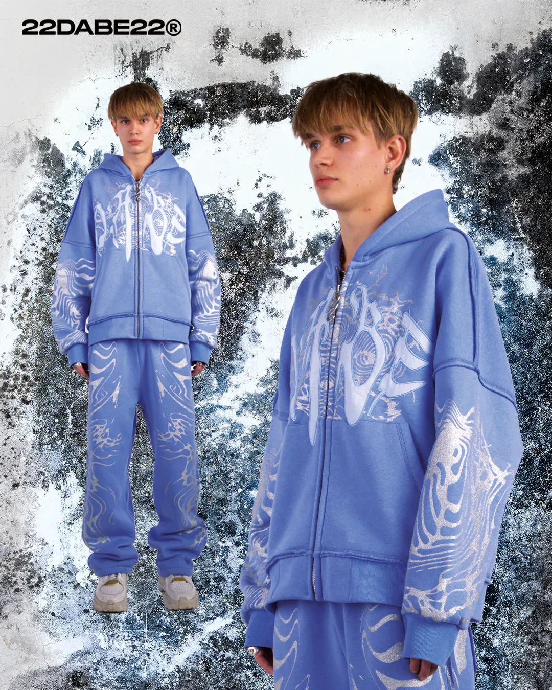 22Dabe22 LIGHT BLUE JOGGER