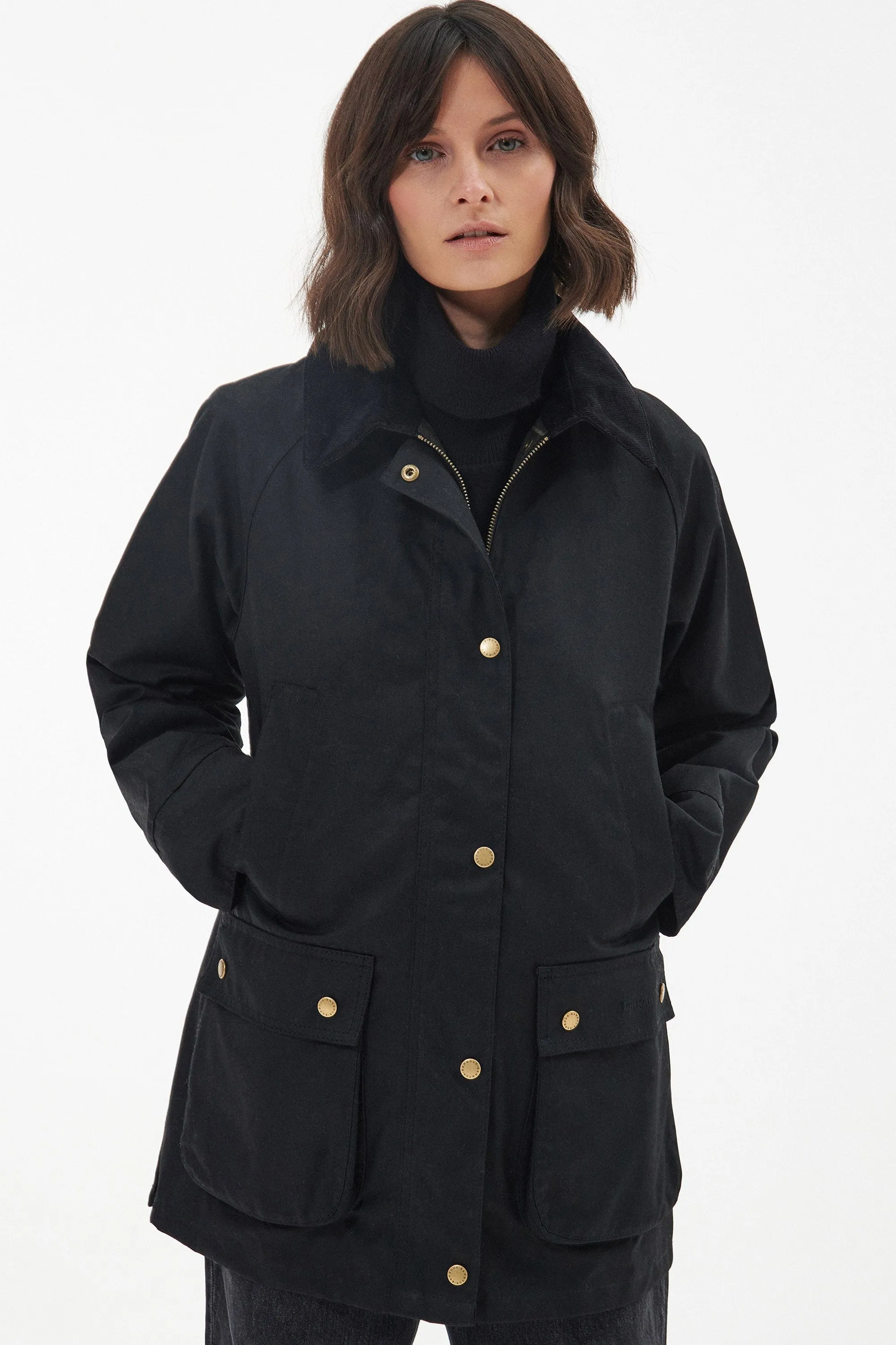 Acorn Wax Jacket - Black/Classic