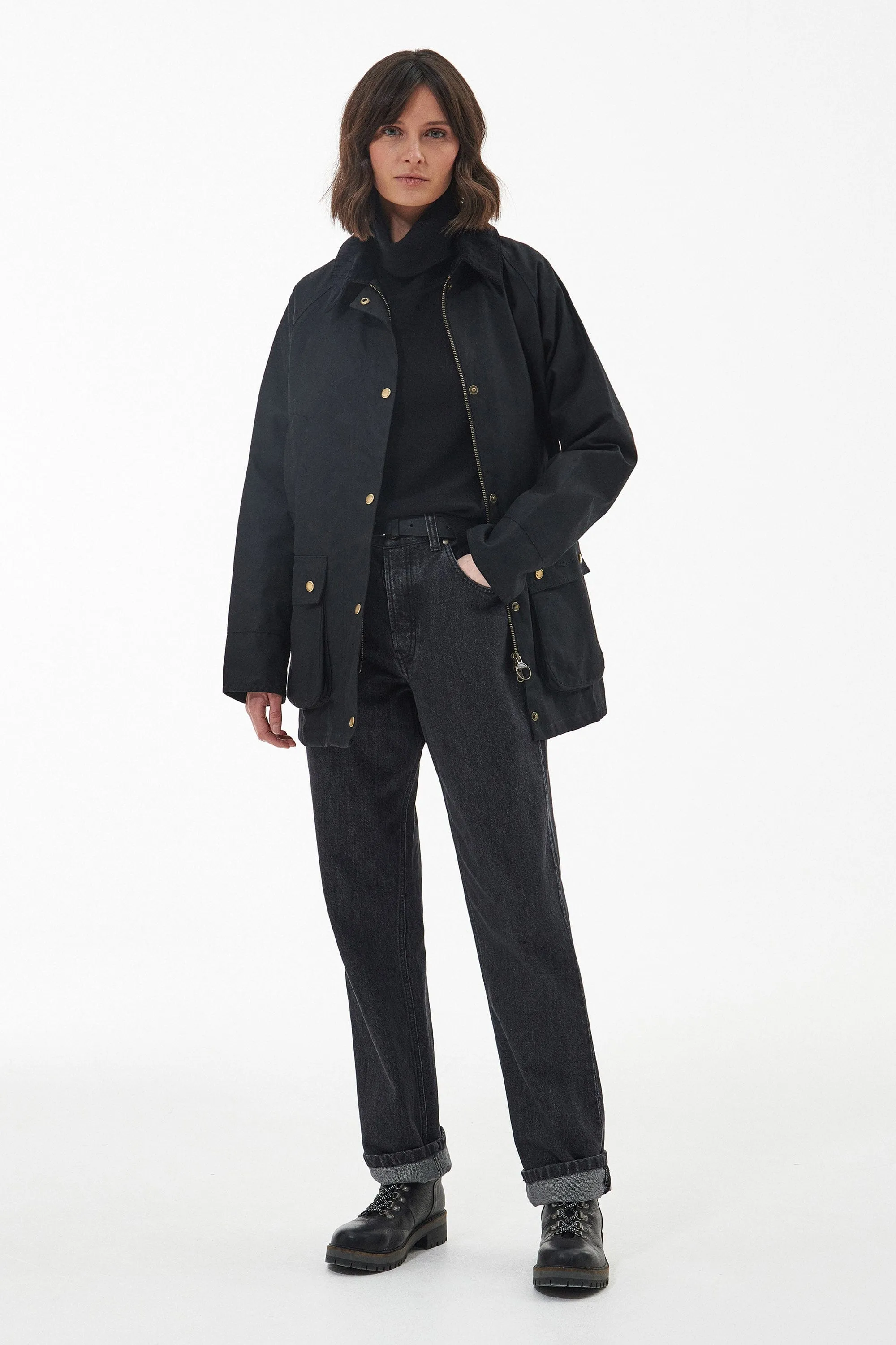 Acorn Wax Jacket - Black/Classic