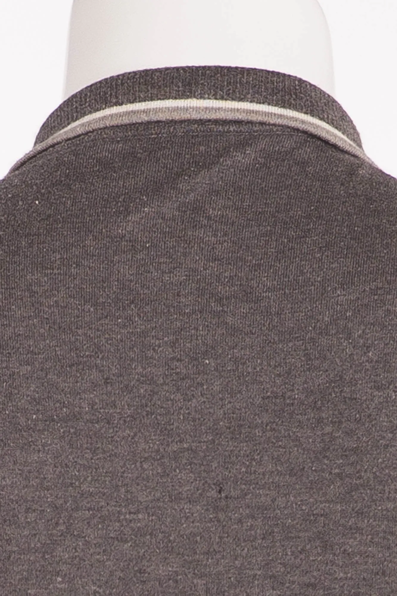 Authentic Hermes - Dark Grey Zip Neck Sweater - XL