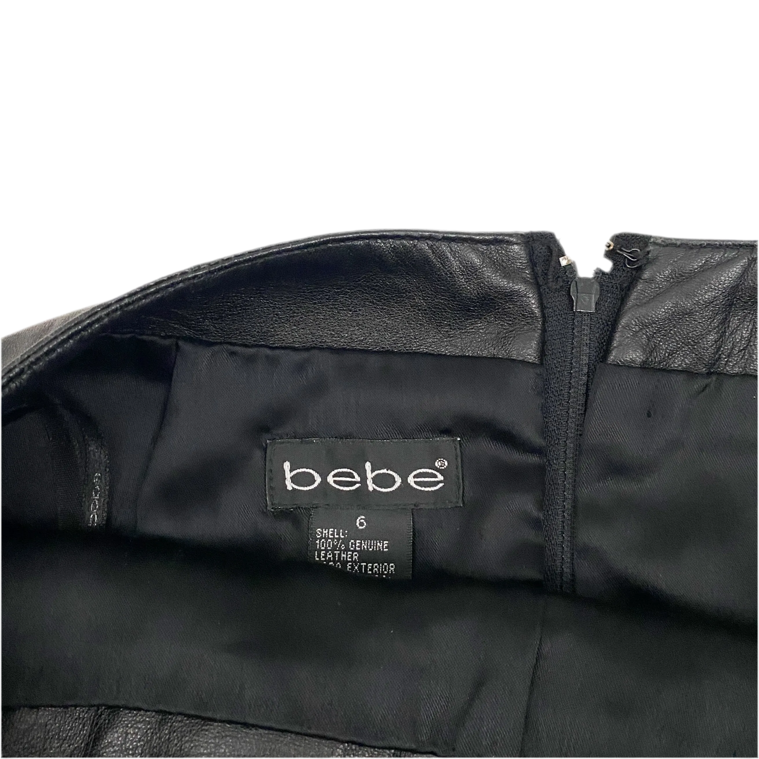 Bebe Leather Skirt (XS)