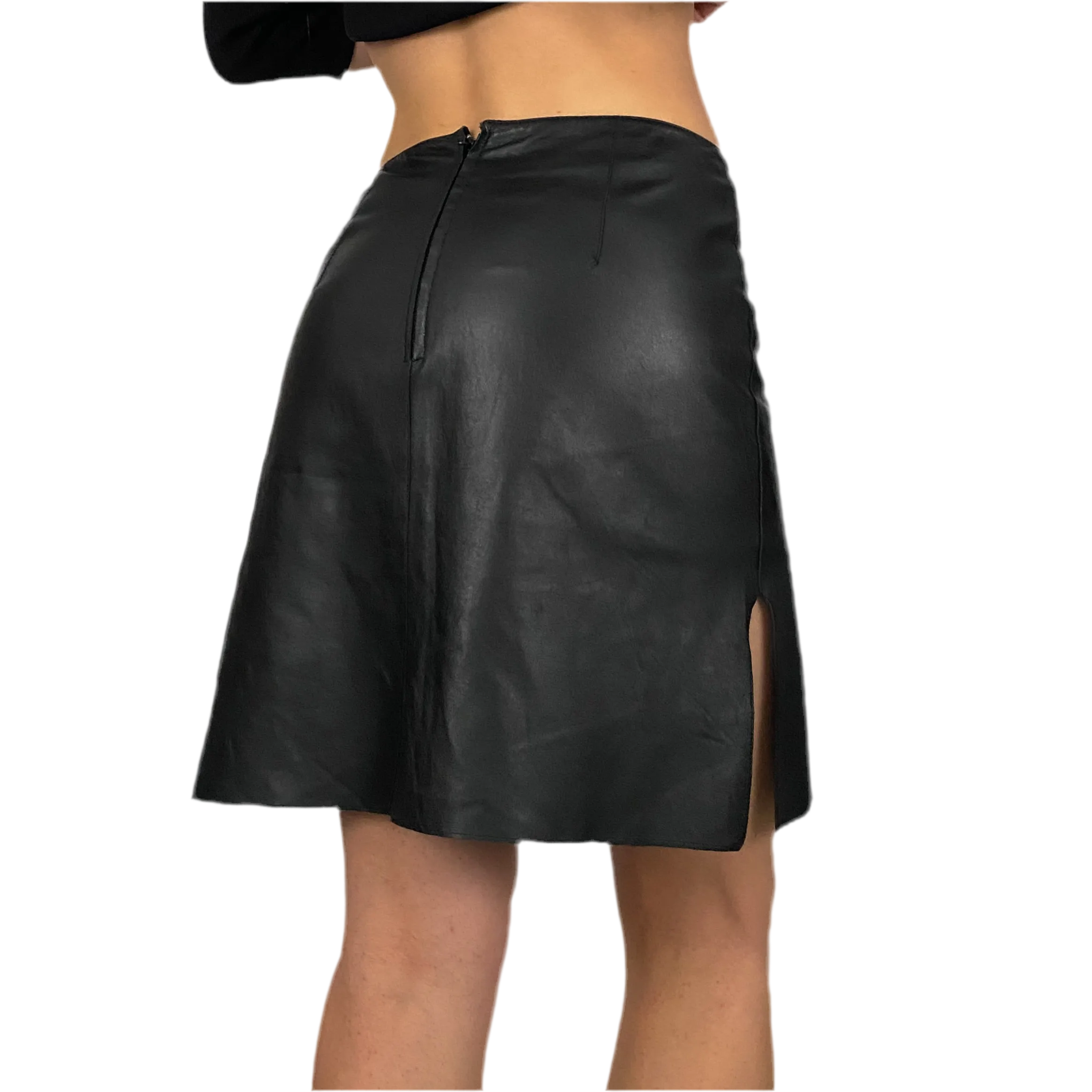 Bebe Leather Skirt (XS)