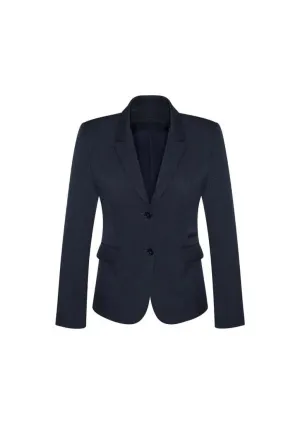 Biz Corporates Womens 2 Button Mid Length Jacket 60119