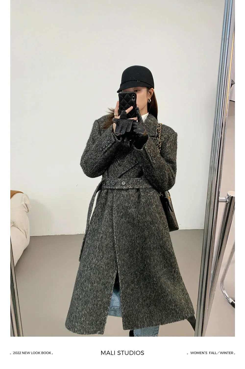 Classic Gray Wool Coat