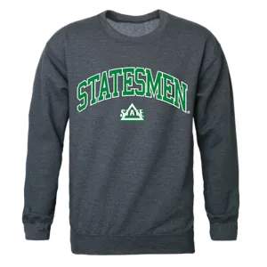 DSU Delta State University Campus Crewneck Pullover Sweatshirt Sweater Heather Charcoal