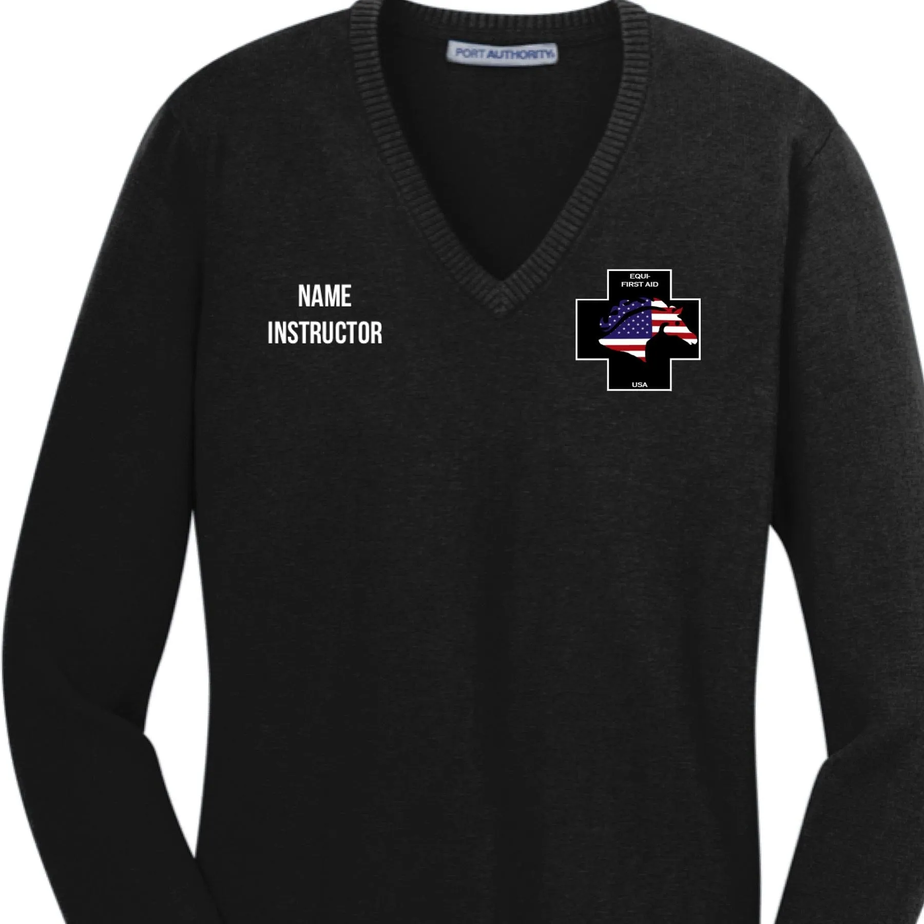 Equi-First Aid USA- V Neck Sweaters