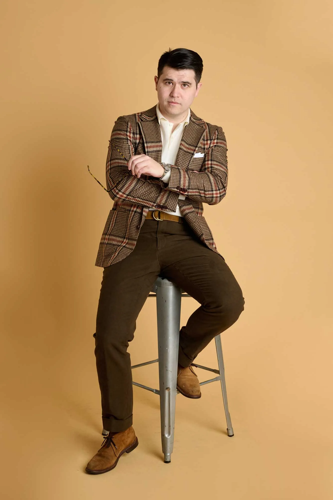 Exploded Plaid Jacket