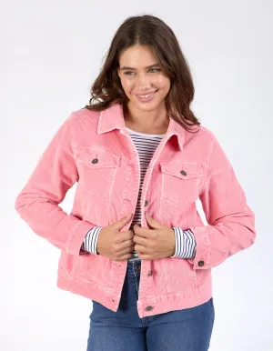 Fleur Cord Jacket - Charm Pink