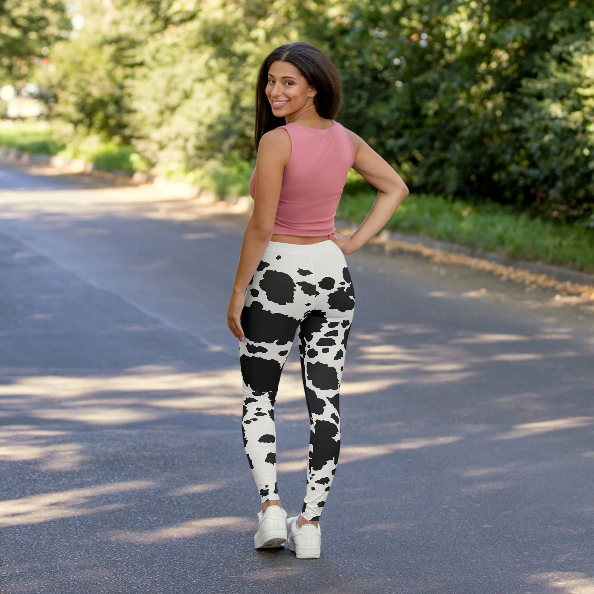 Funky Cowhide Pattern Leggings | Leggings