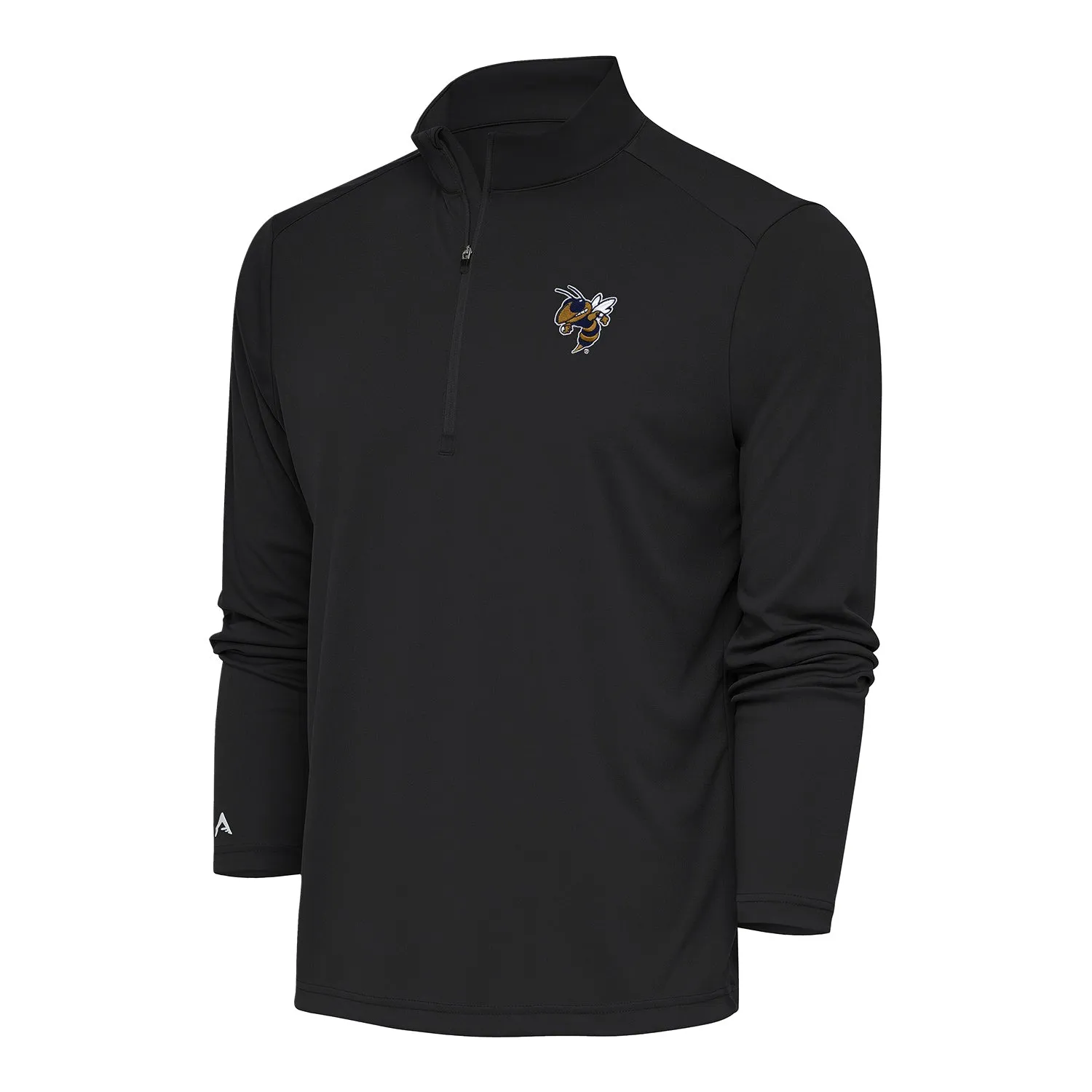 Georgia Tech Yellow Jackets Tribute Buzz 1/4 Zip Dark Grey Jacket