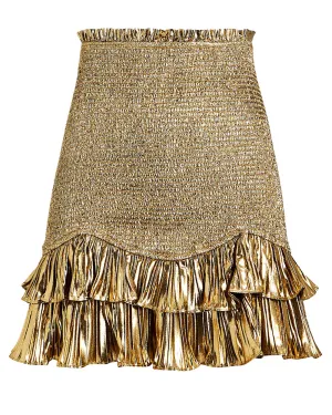 Gold Nolita Skirt
