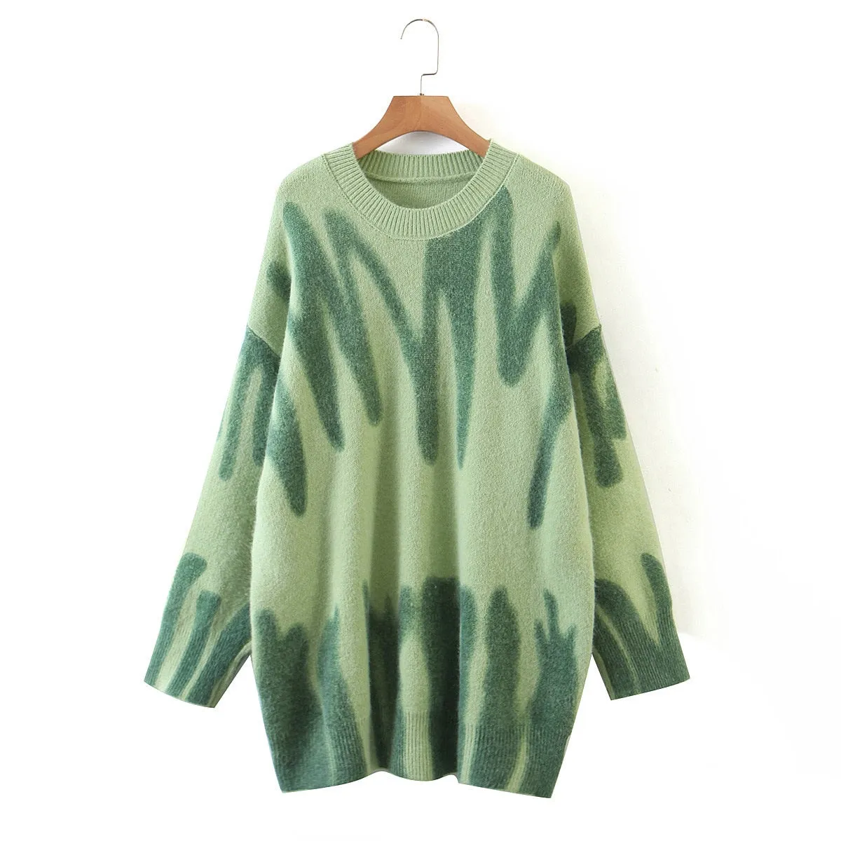 Graffiti Streetwear Style Pullover Sweater