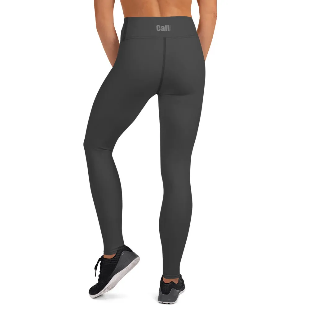 Gray Yoga Cut Leggings