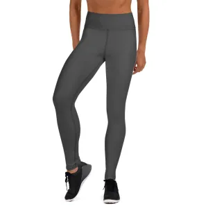 Gray Yoga Cut Leggings