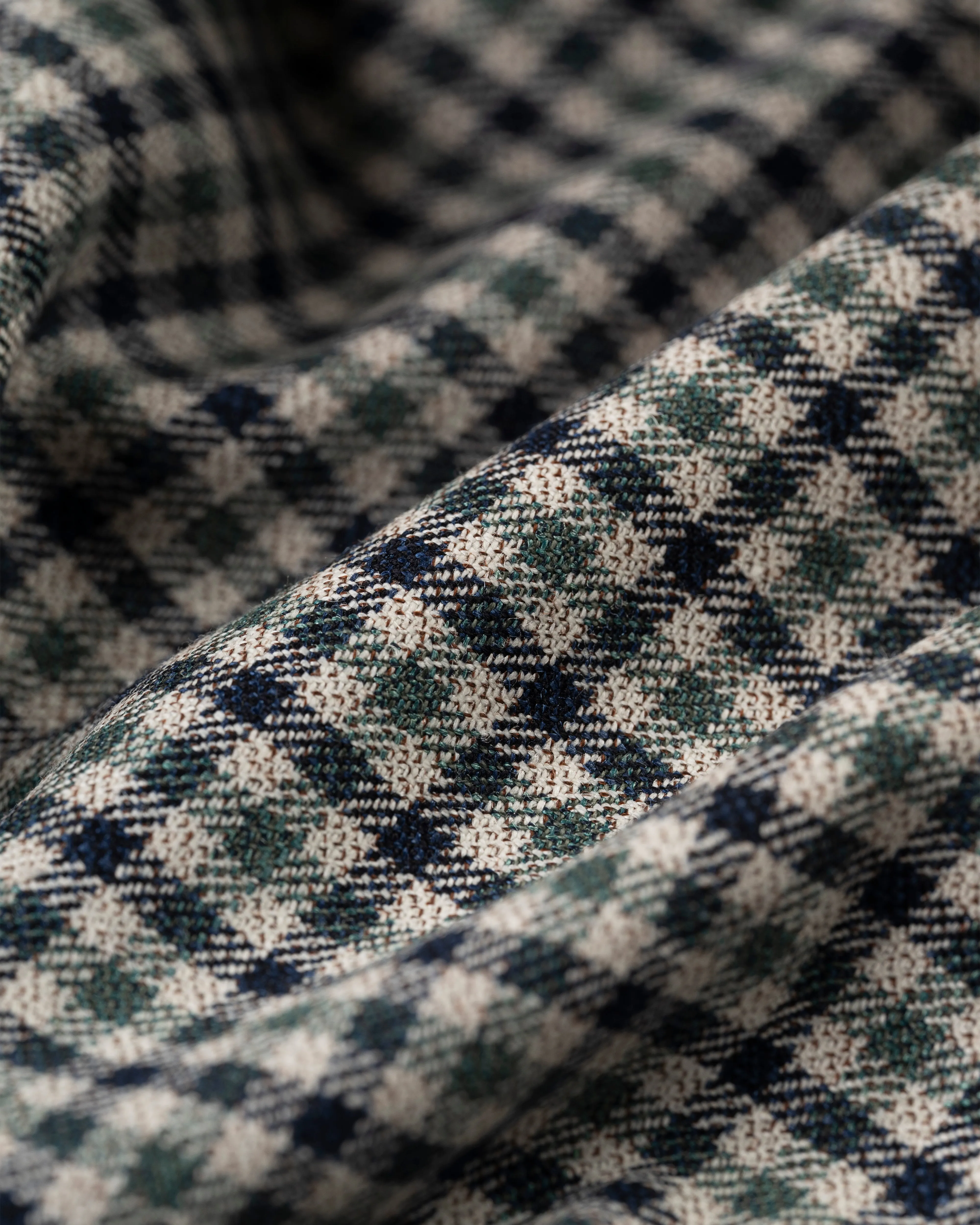 GREEN/BLACK/TAN CHECK SPORT COAT