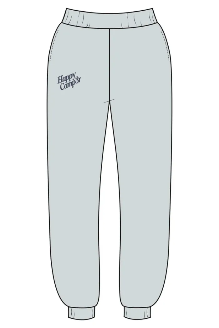 Happy Camp3r Puff Series Sweatpants - Light Blue