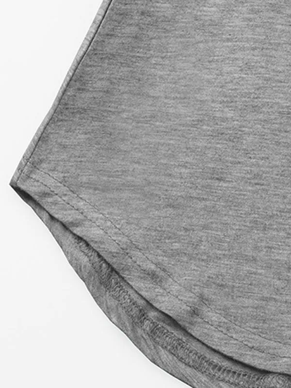 Hollow Solid Color Loose Short Sleeves Round-Neck T-Shirts Tops