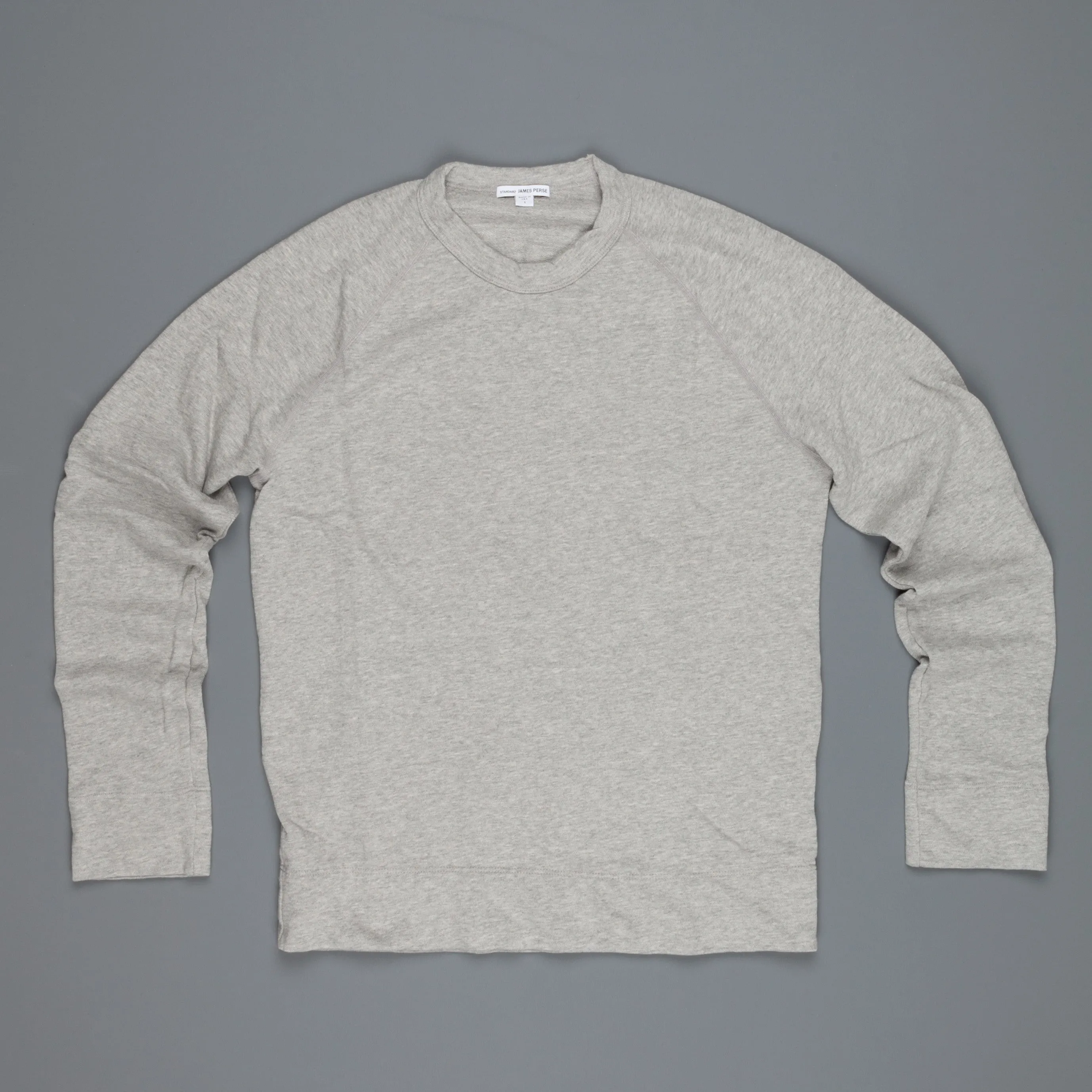 James Perse  Vintage Fleece raglan pullover heathergrey