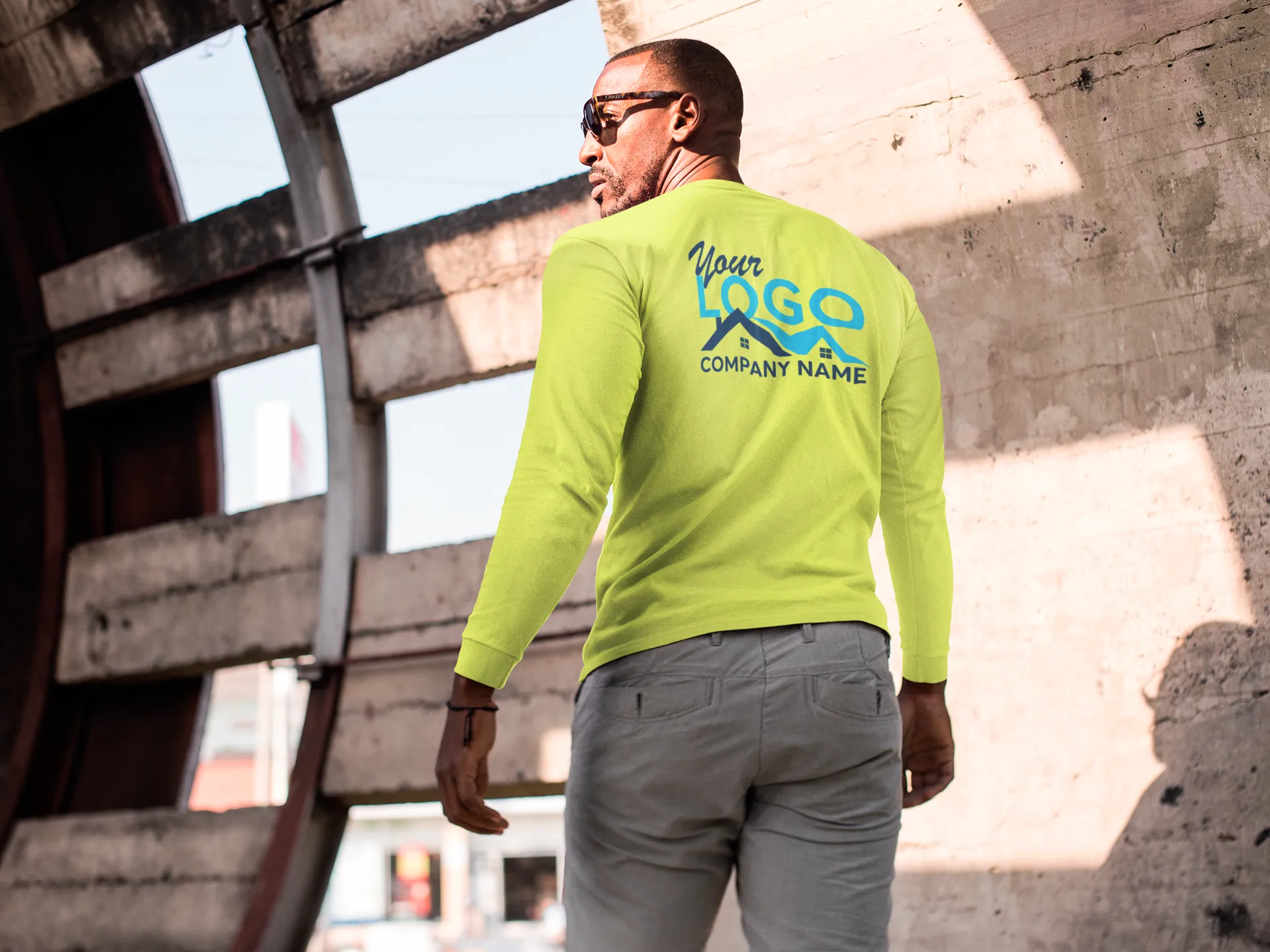 Kolossus Customizable High Visibility Long Sleeve Work Shirts