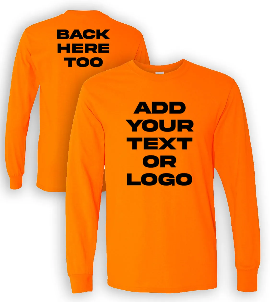 Kolossus Customizable High Visibility Long Sleeve Work Shirts