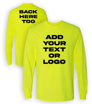 Kolossus Customizable High Visibility Long Sleeve Work Shirts