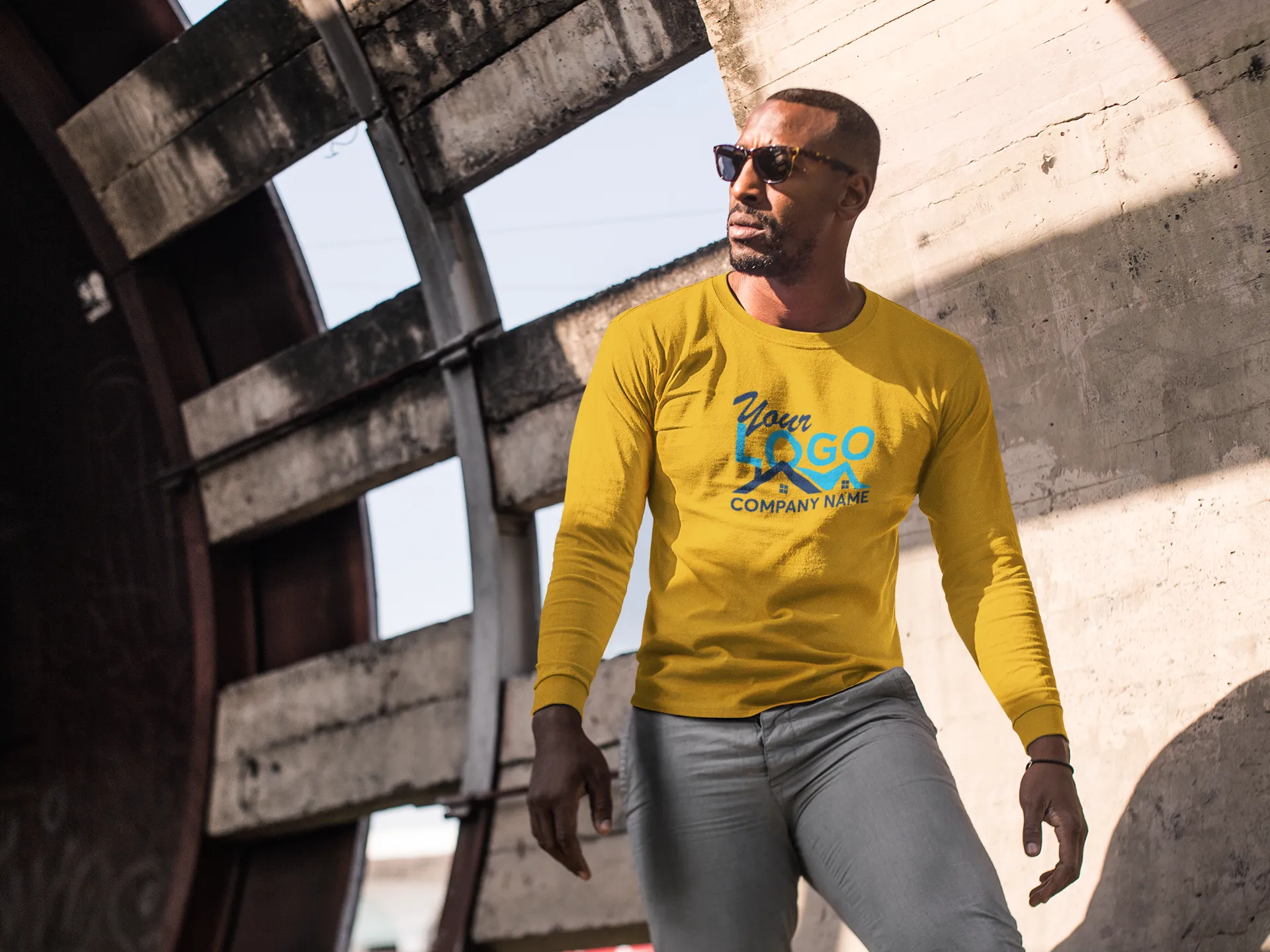 Kolossus Customizable High Visibility Long Sleeve Work Shirts