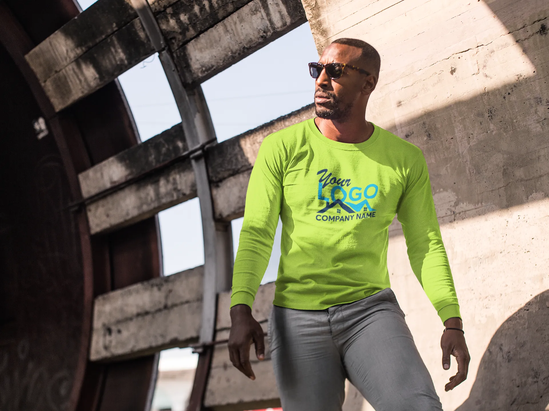 Kolossus Customizable High Visibility Long Sleeve Work Shirts