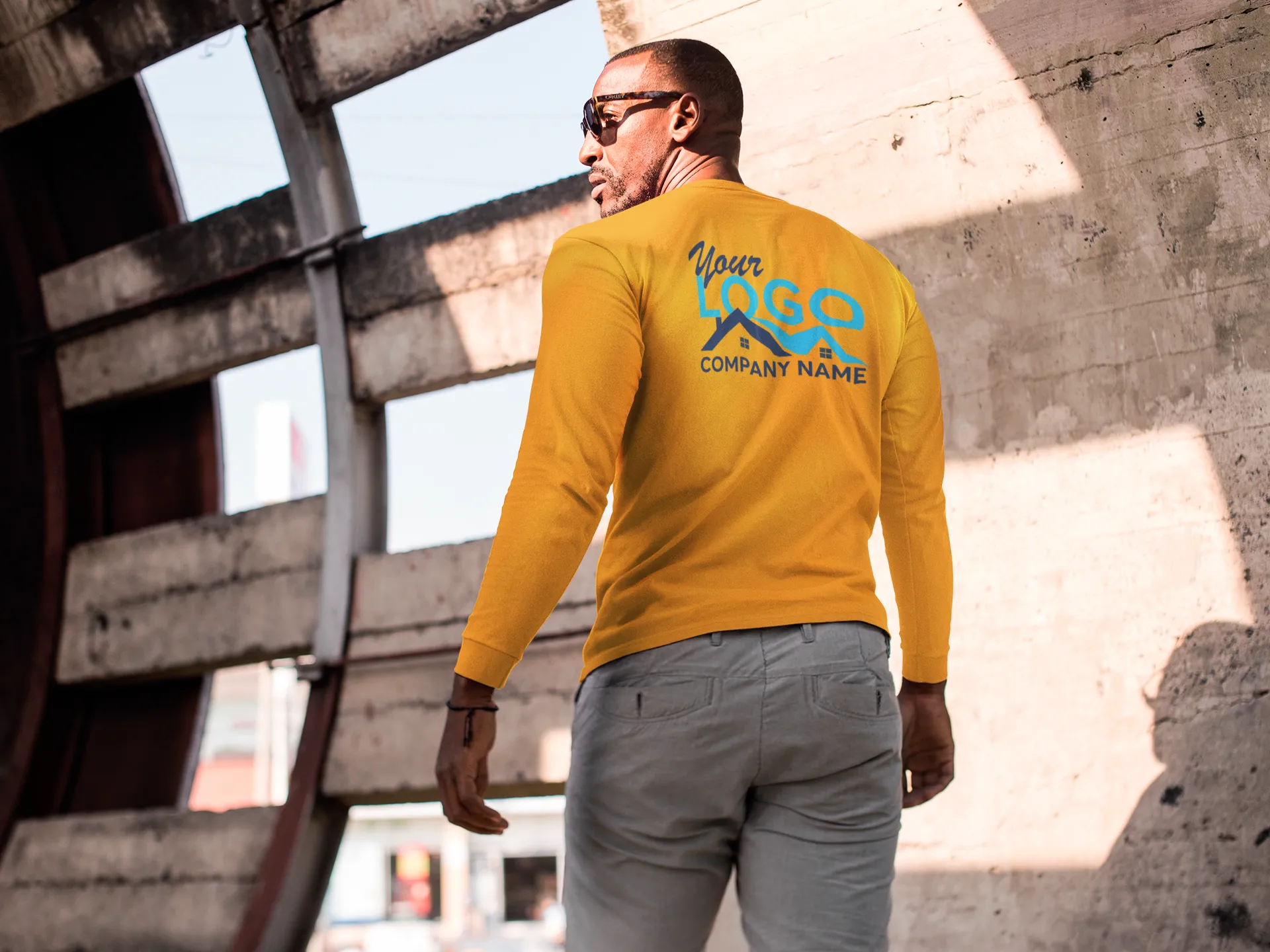 Kolossus Customizable High Visibility Long Sleeve Work Shirts