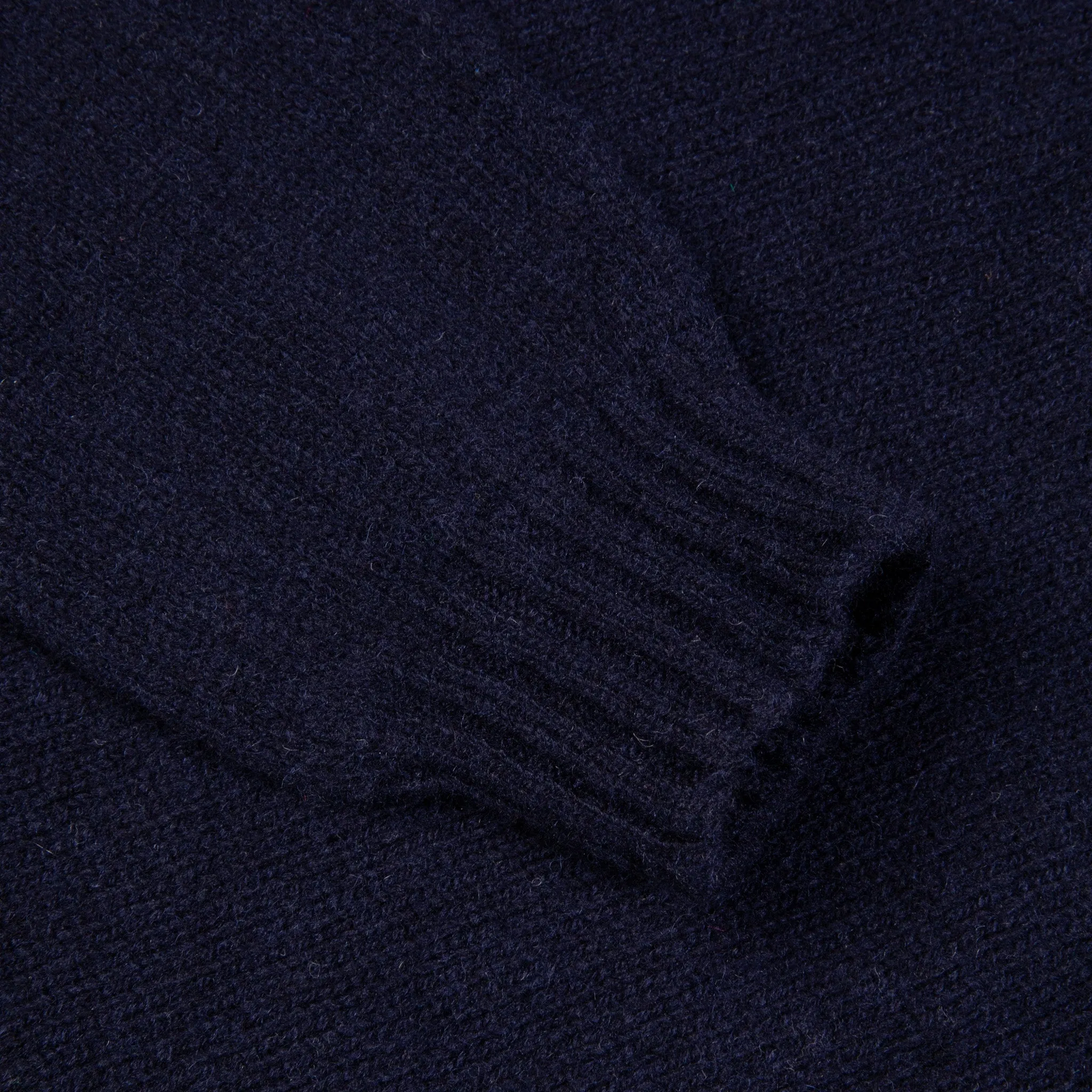 Laurence J. Smith Super Soft Seamless Roll Neck Pullover New Navy