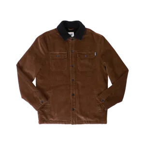 LIGHT LAMB JACKET - BROWN/BLACK