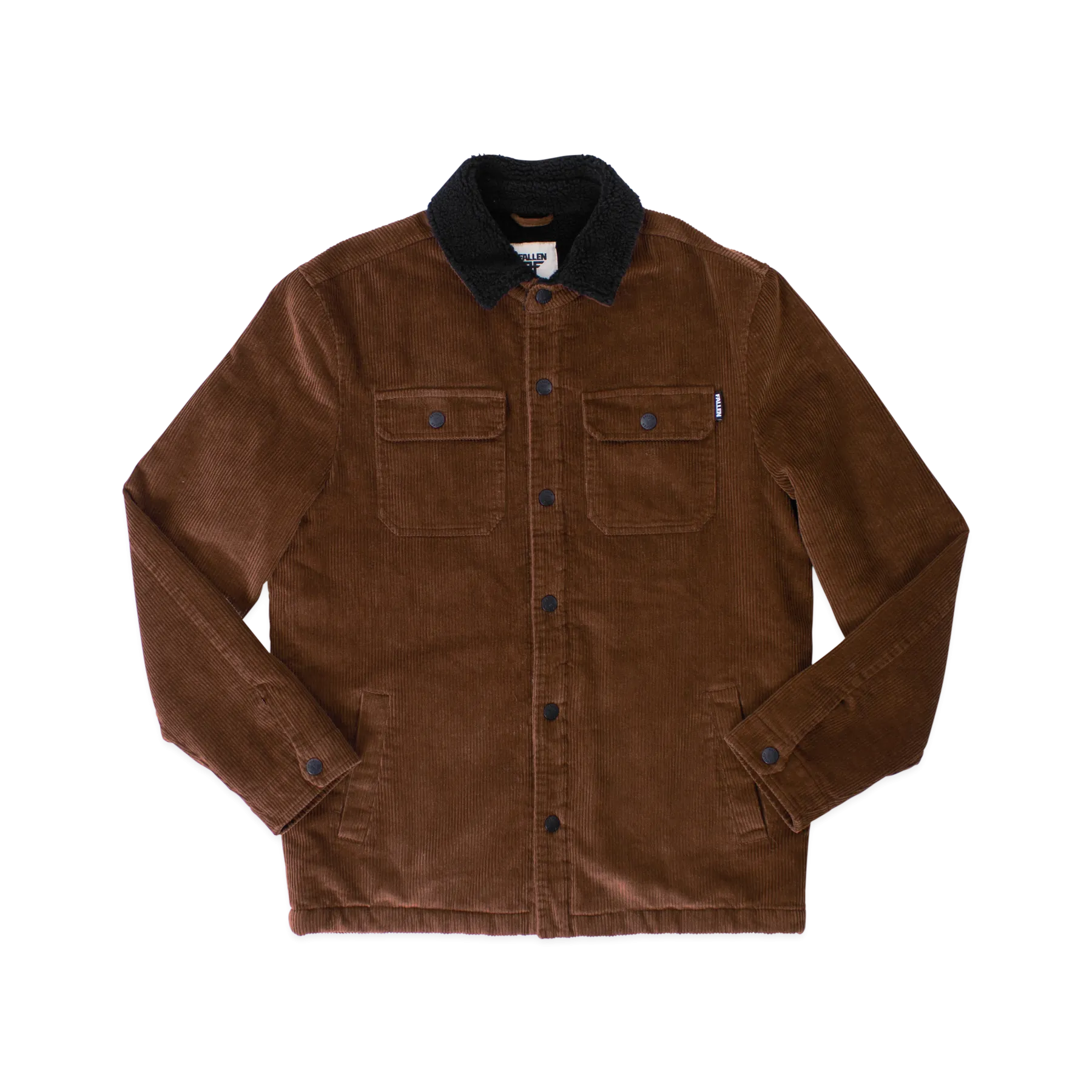 LIGHT LAMB JACKET - BROWN/BLACK