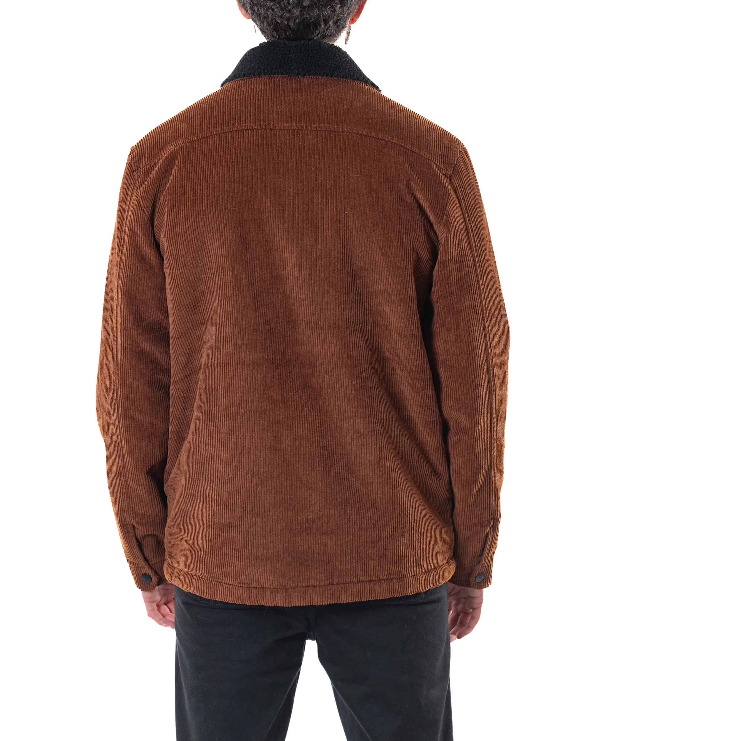 LIGHT LAMB JACKET - BROWN/BLACK