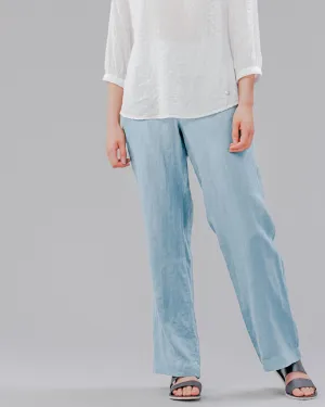 LINEN WIDE LEG PANT