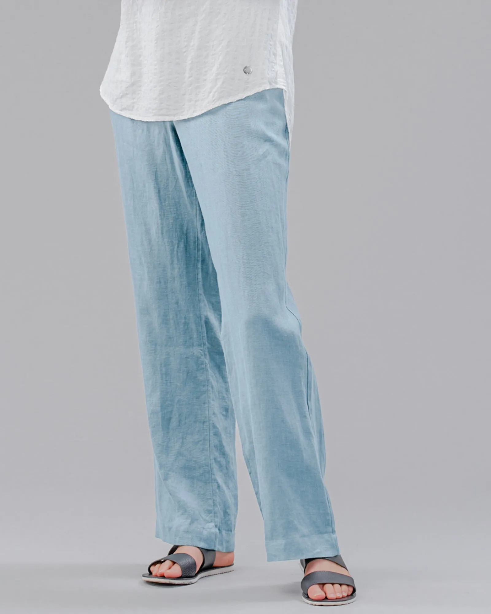 LINEN WIDE LEG PANT