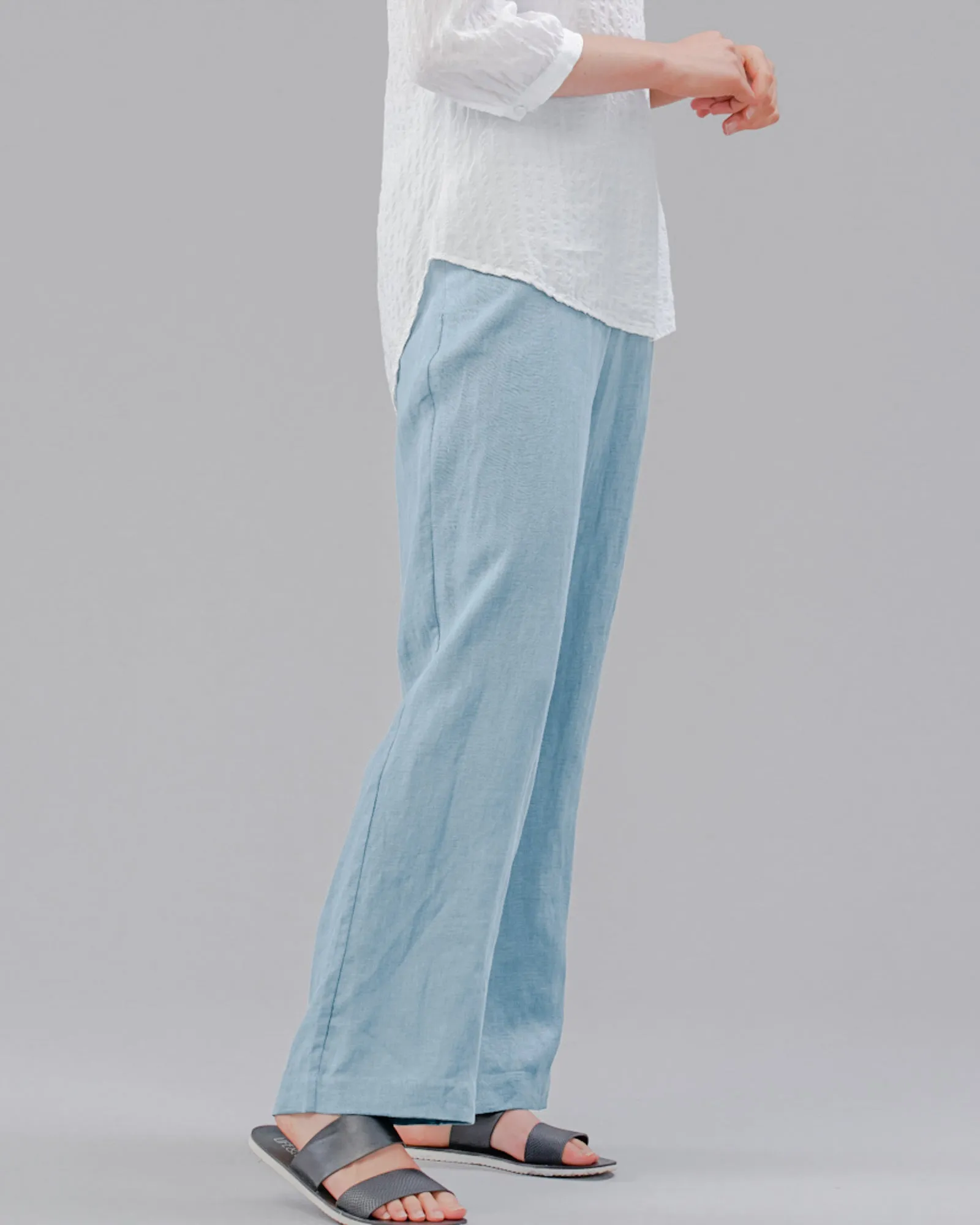 LINEN WIDE LEG PANT