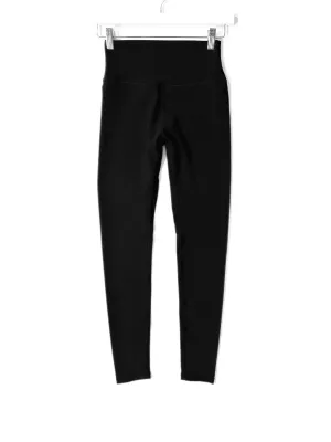 Black Athletic Ribbed Leggings for Women by Little Bipsy - Sleek and Stylish