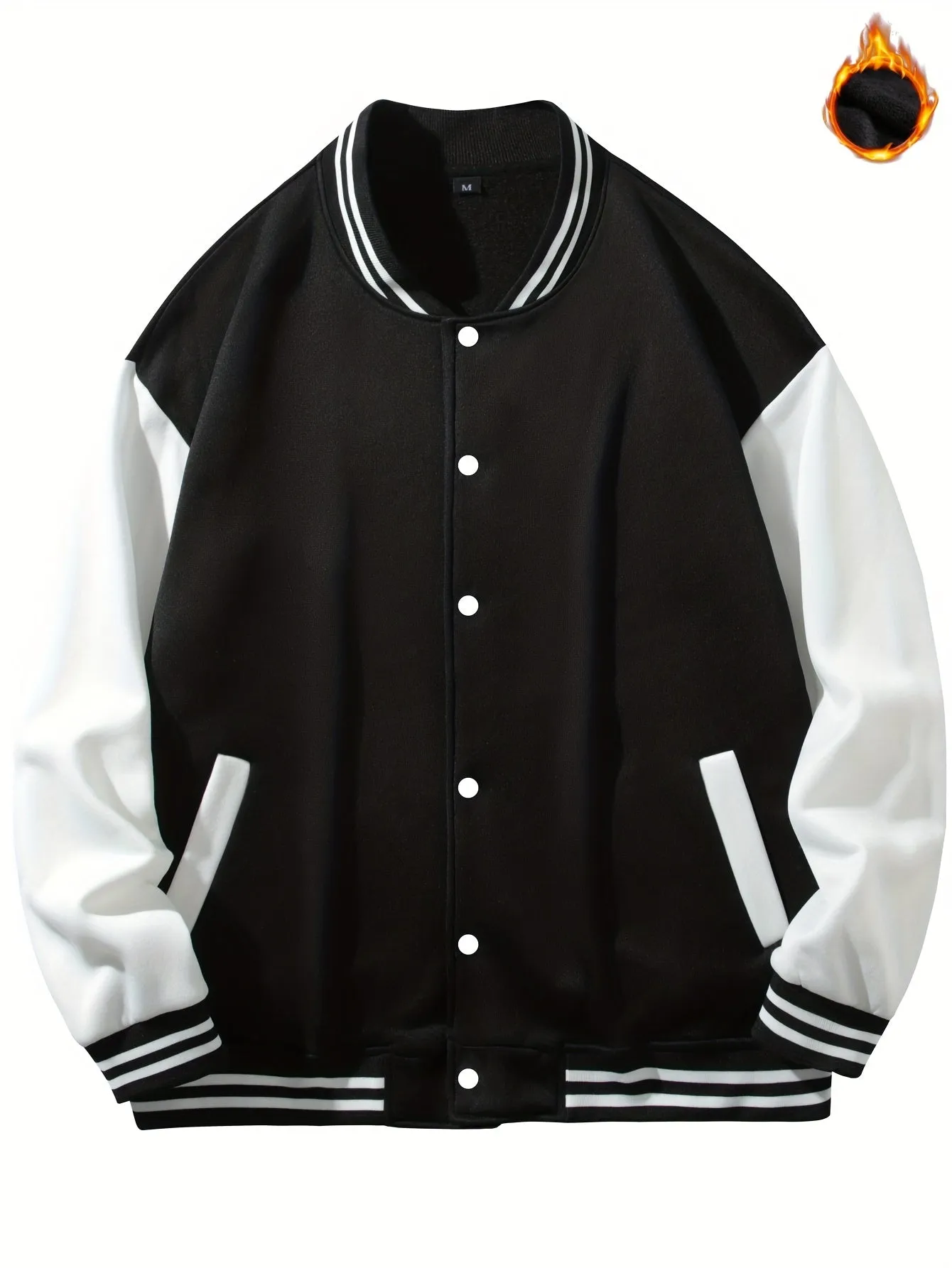 Los Angeles Print Men's Baseball Jacket |  Comfy Coat