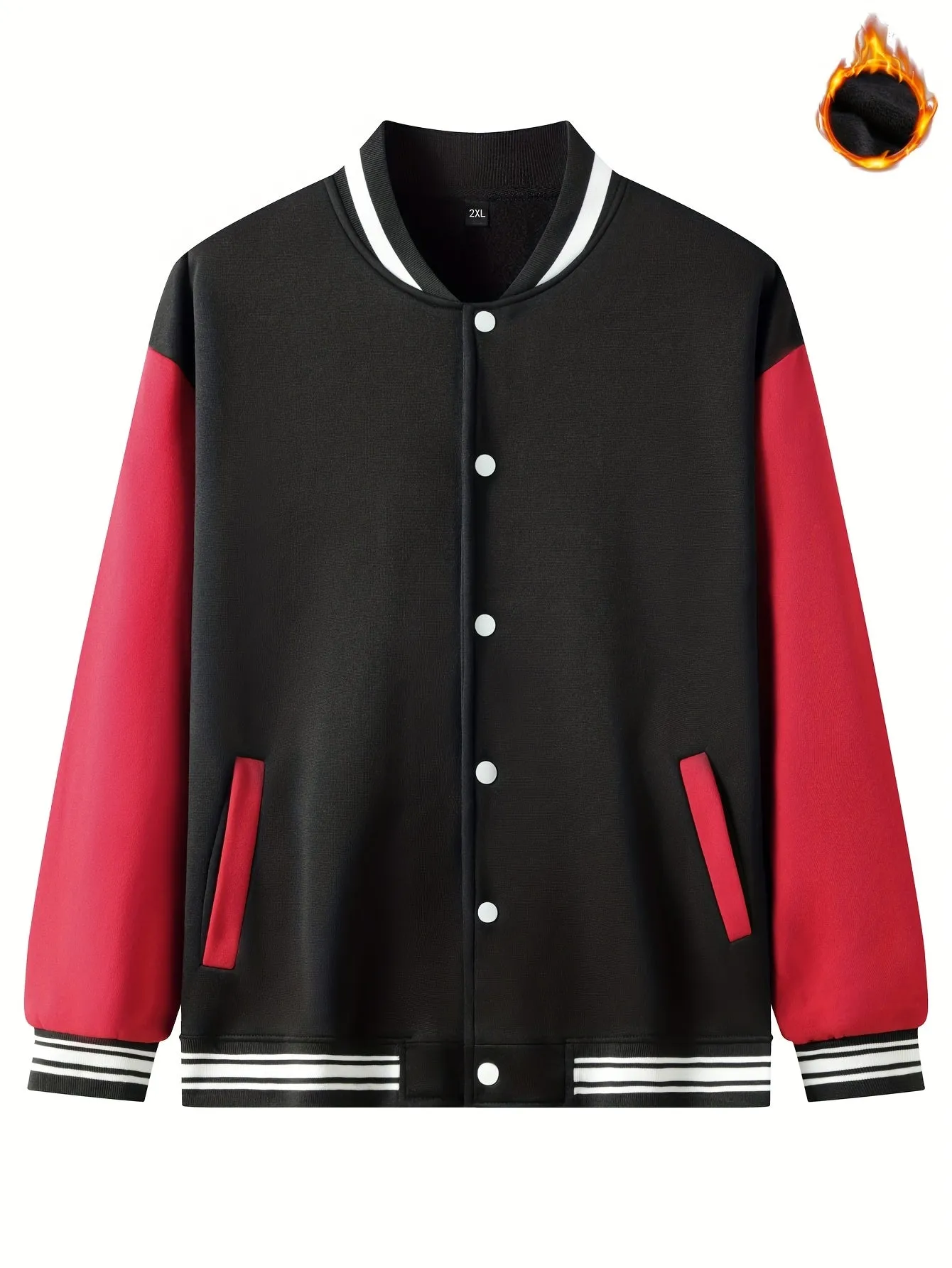 Los Angeles Print Men's Baseball Jacket |  Comfy Coat
