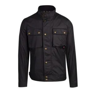 Mens Belstaff Dark Navy Racemaster 6oz Waxed Jacket
