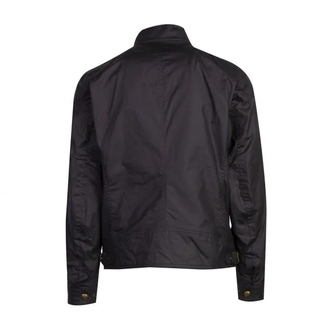 Mens Belstaff Dark Navy Racemaster 6oz Waxed Jacket
