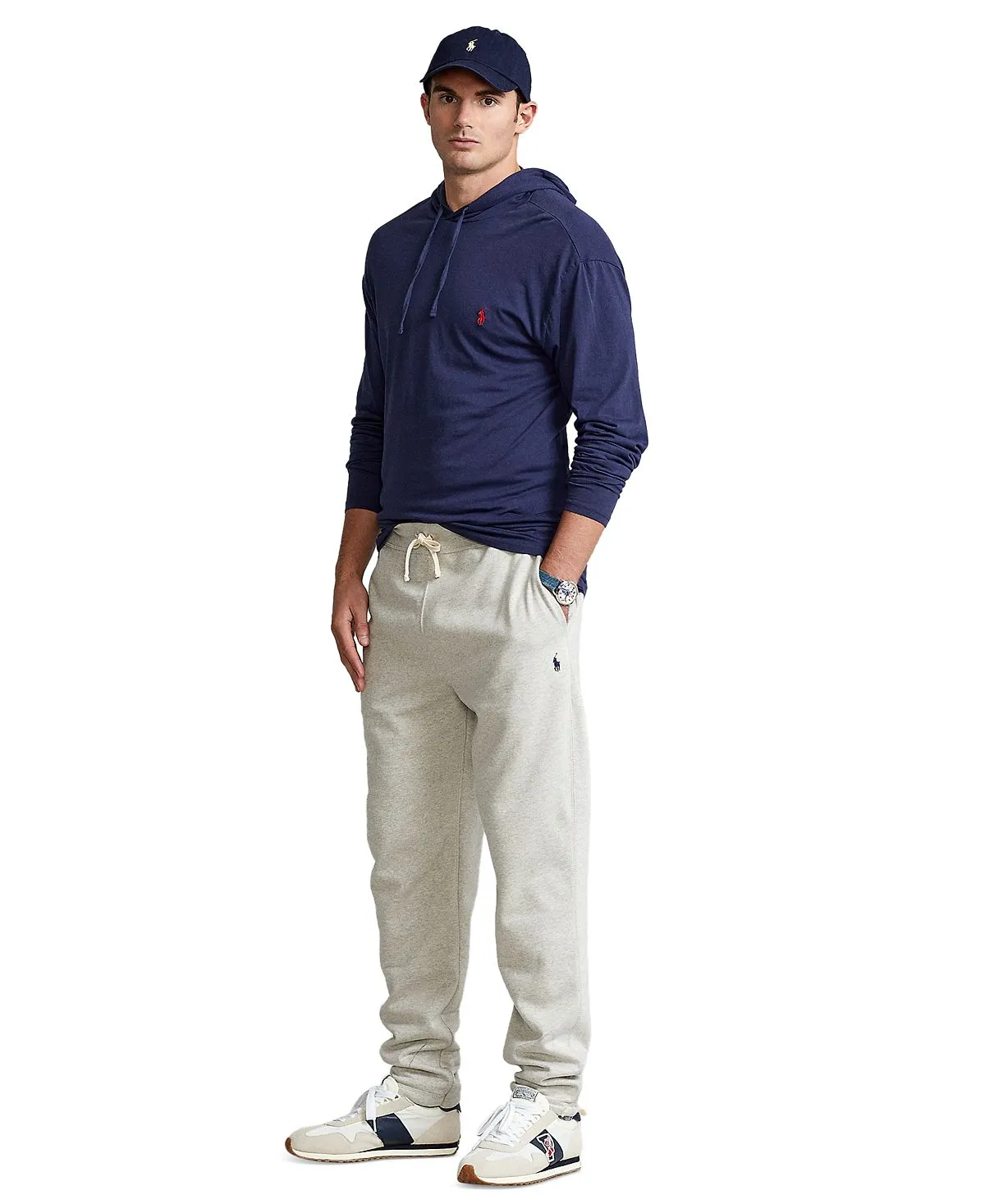 Men's Big & Tall Polo Ralph Lauren Hooded Jersey T-Shirt