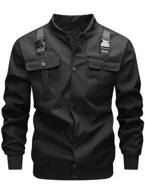 Mens Fashion Biker Jacket | Chic Casual Outfit for Urban Trendsetters