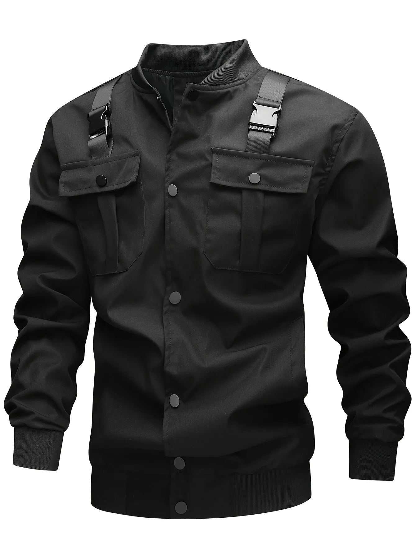 Mens Fashion Biker Jacket | Chic Casual Outfit for Urban Trendsetters