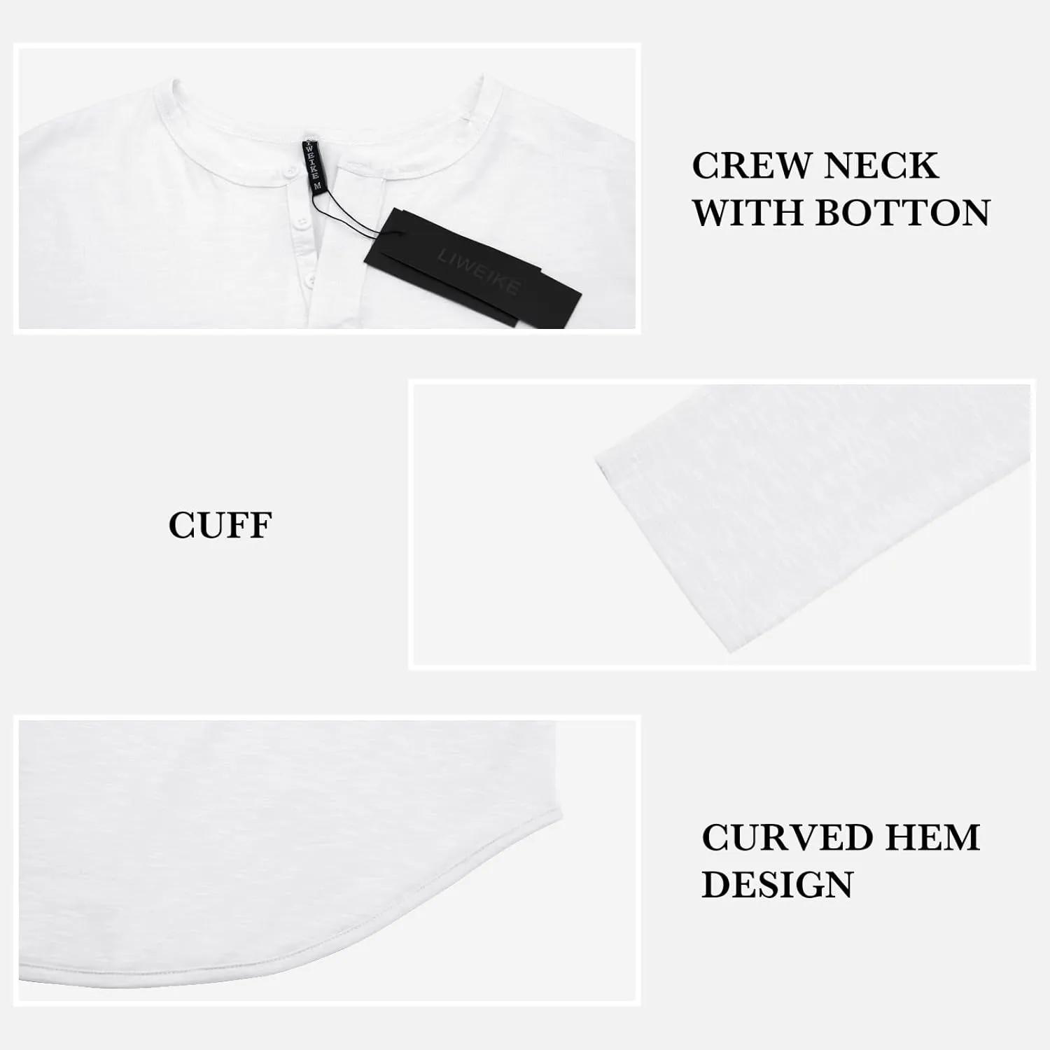 Mens Hipster Hip Hop Longline Crewneck T-Shirt