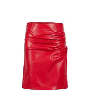 Mila Vegan Leather Mini Skirt