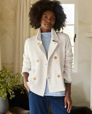 Mini Belfast Peacoat White Melange
