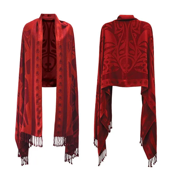 Native Northwest Eagle Flight Shawl