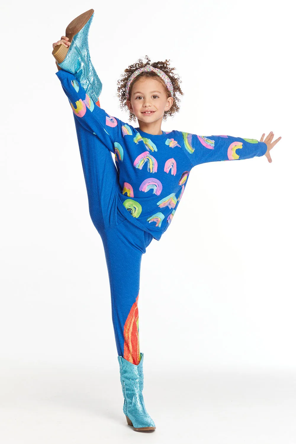 Painted Rainbow Girls Cozy Knit Sweatpants