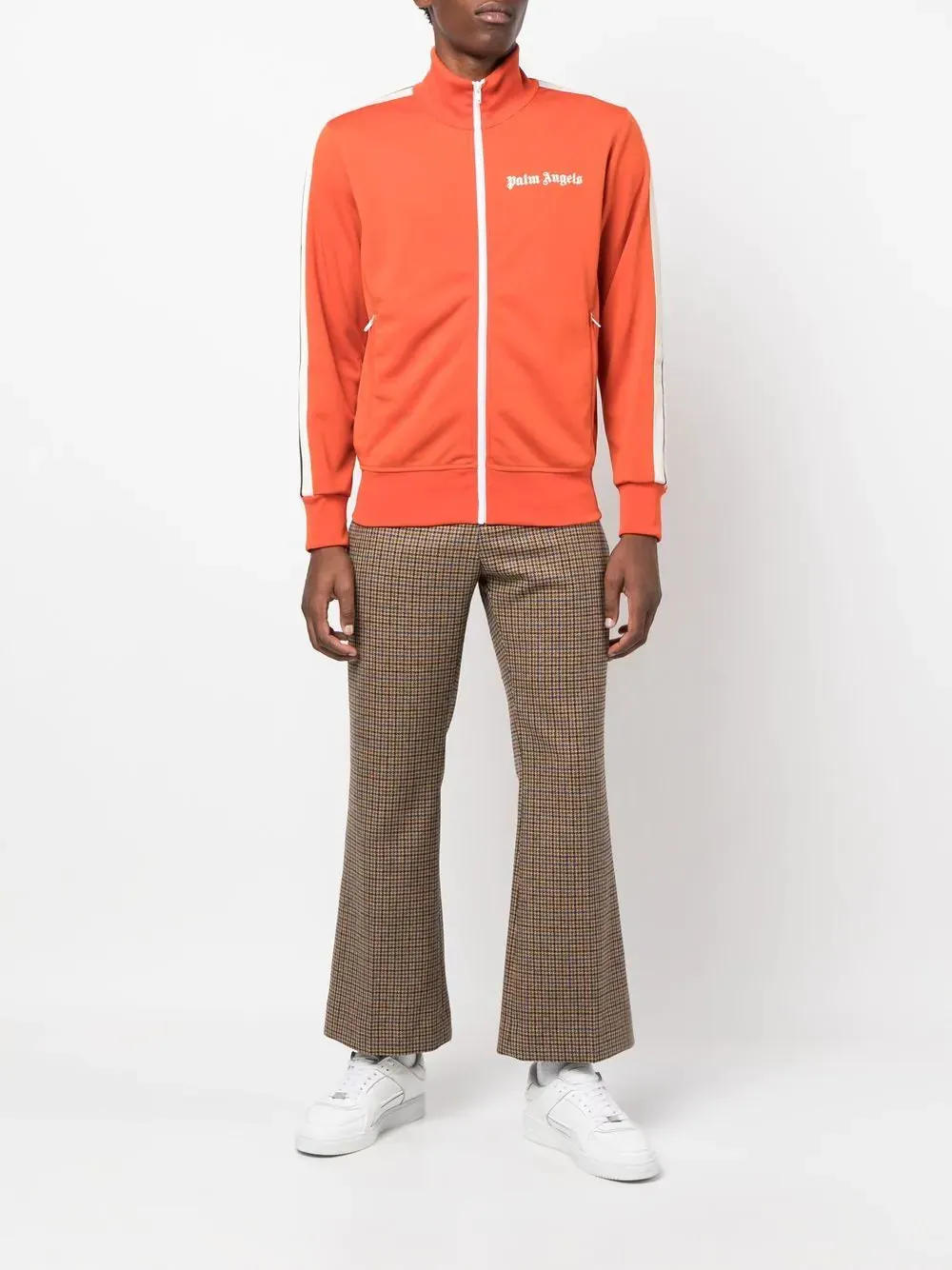 PALM ANGELS Classic Track Jacket Brick Red