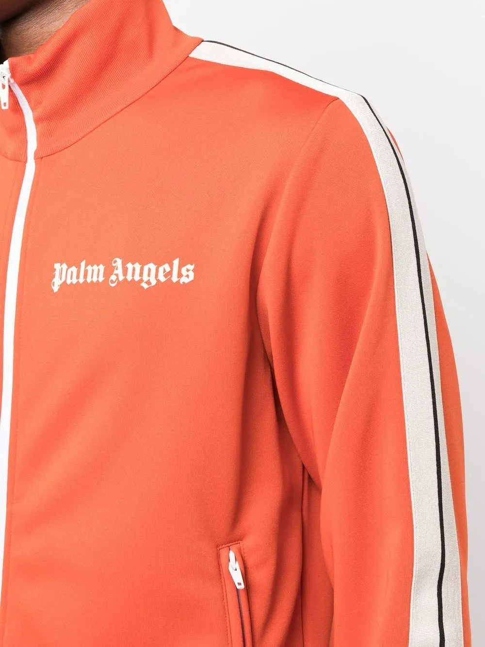 PALM ANGELS Classic Track Jacket Brick Red